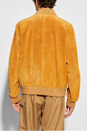 Versace Suede 'bomber' jacket